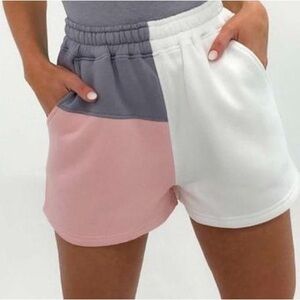 MISSGUIDED color block shorts